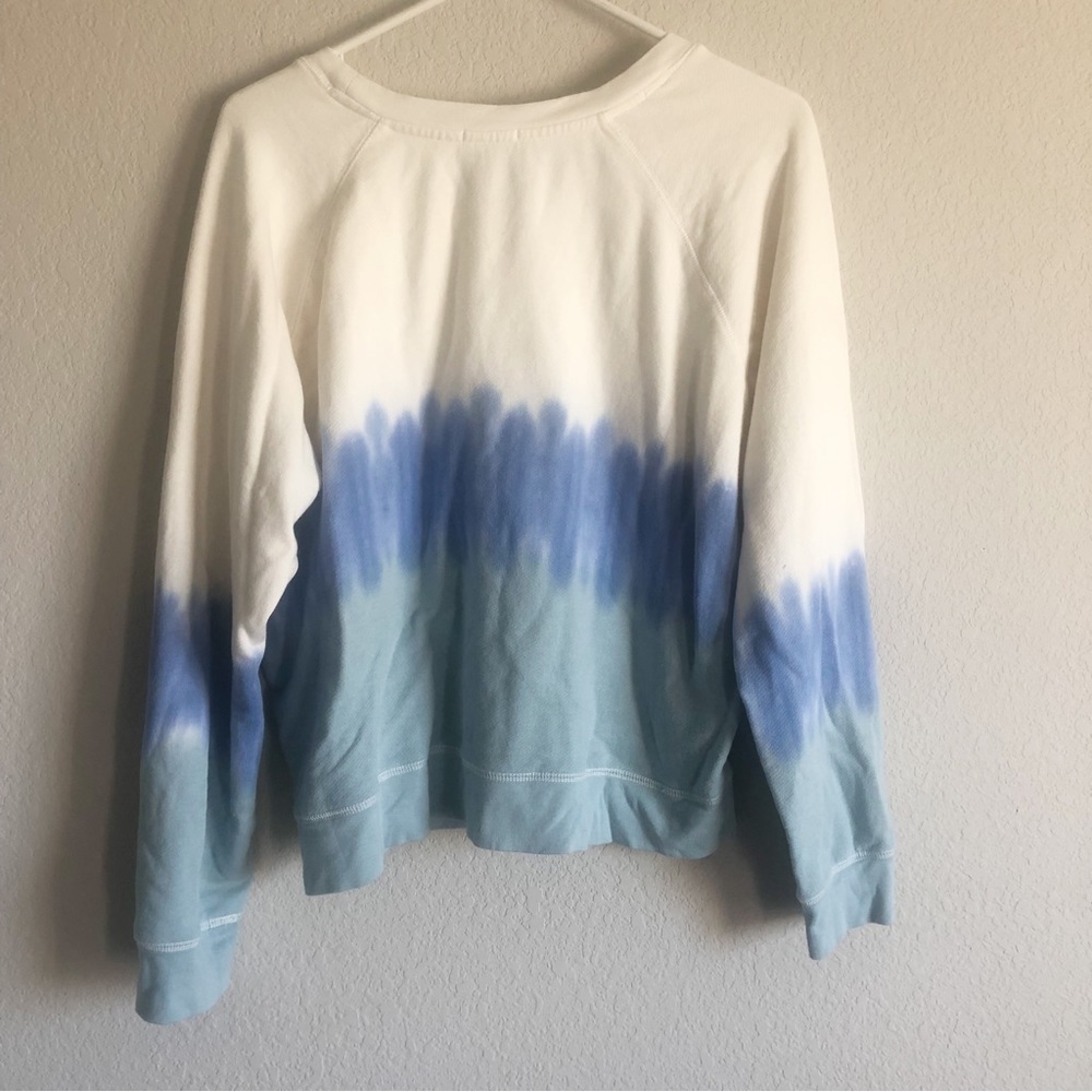 Rails Theo Ocean Tye Dye Pullover Sweatshirt Terr… - image 3